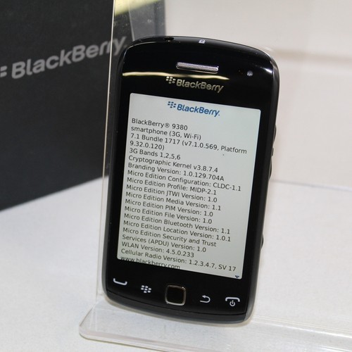 Blackberry Curve 9380 (Claro) Smartphone QWERTY 3G WiFi – Black, 512MB