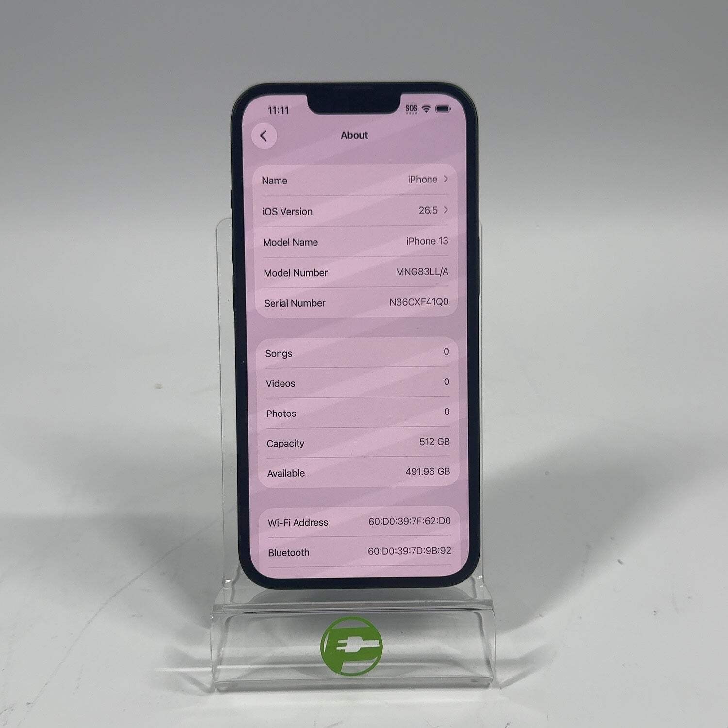 Factory Unlocked Apple iPhone 13 512GB Green MNG83LL/A