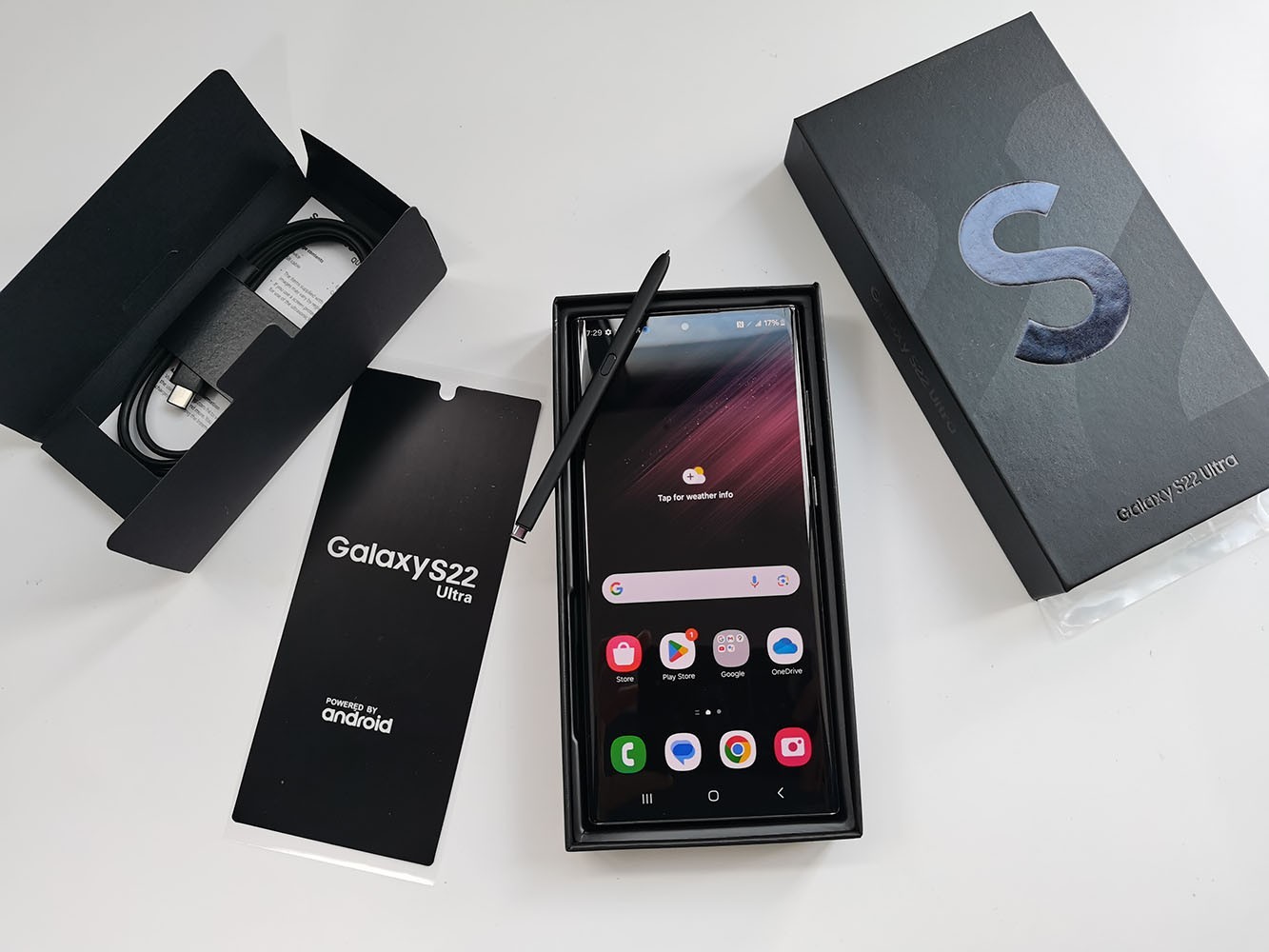 Samsung Galaxy S22 Ultra 5G Factory Unlocked SM-S908U1 Good Condition 12+256GB