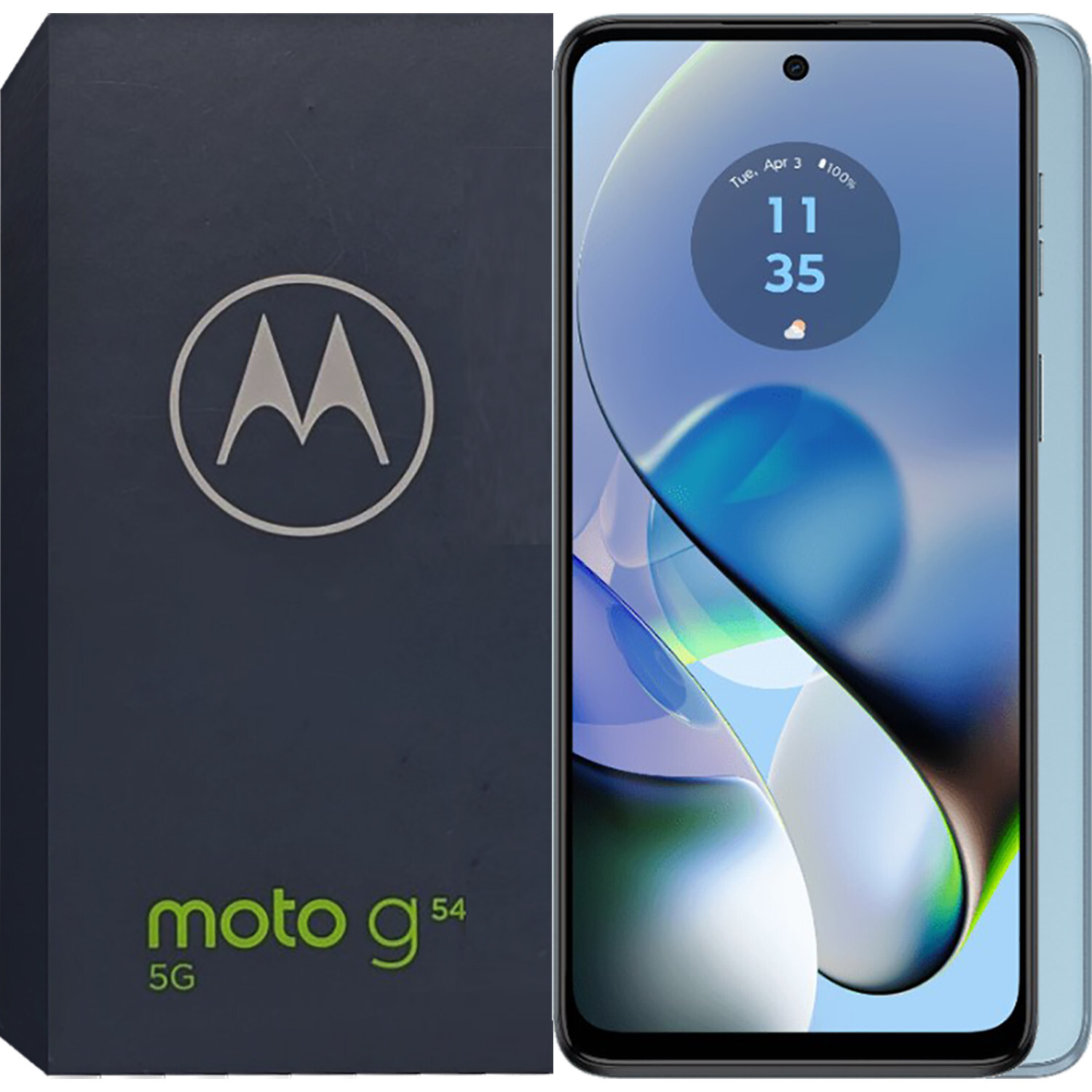 Motorola Moto G54 5G Glacier Blue 256GB + 8GB Dual-Sim Unlocked GSM NEW