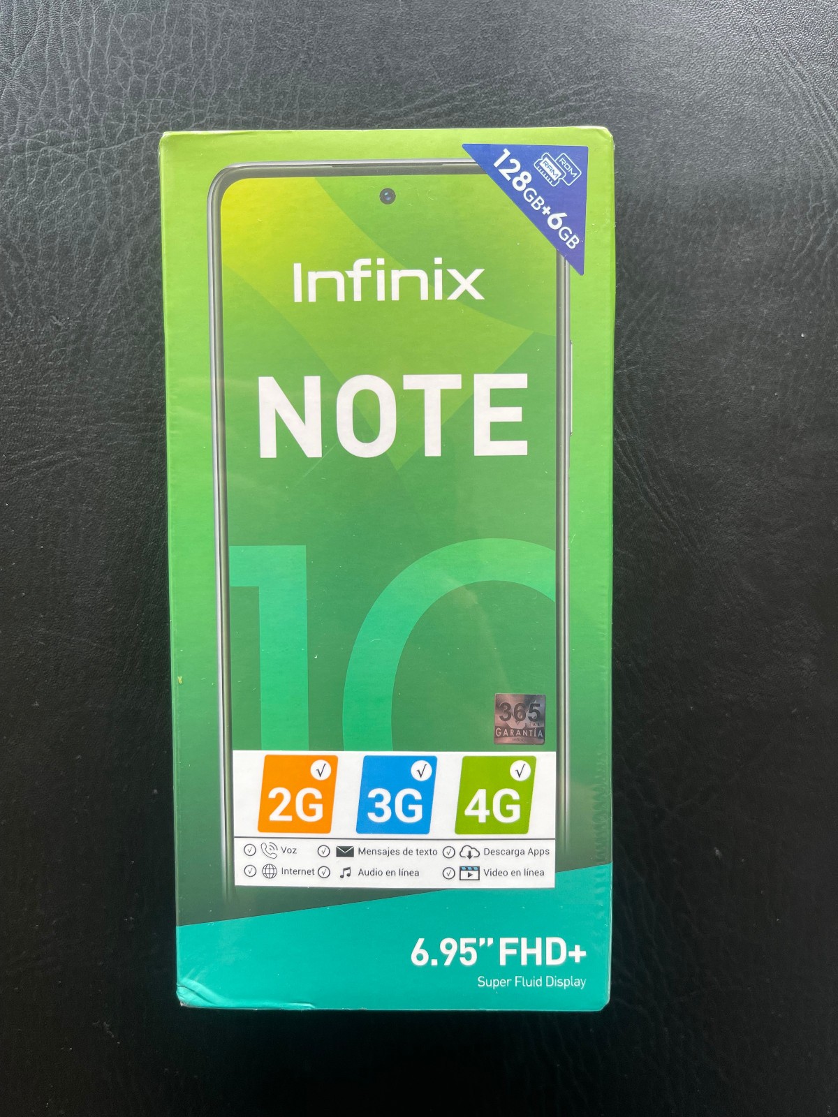 Infinix NOTE 10 (X693) 128GB – Green (GSM Unlocked) Dual SIM Smartphone – New
